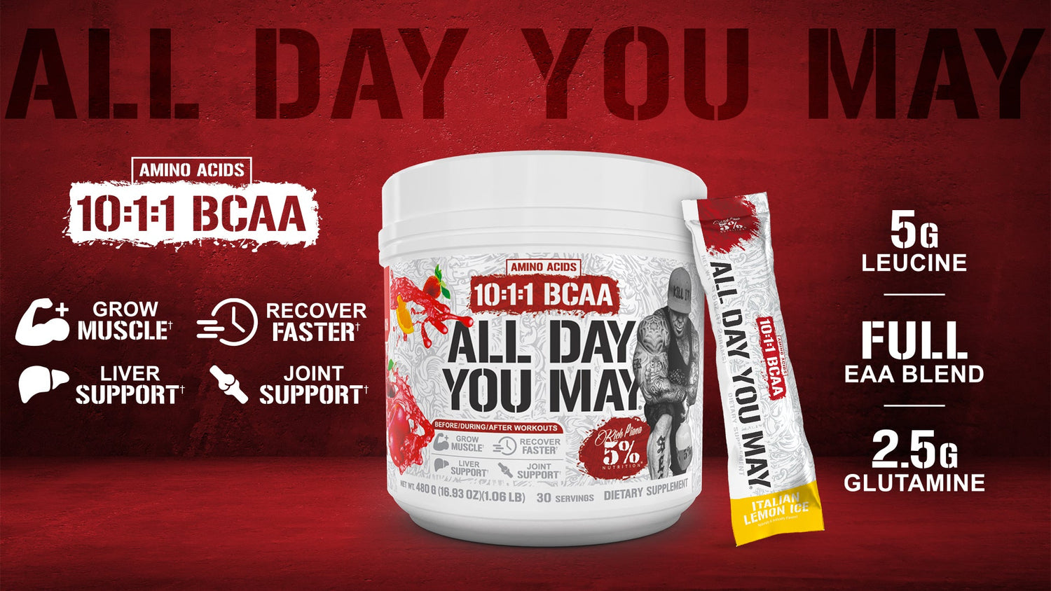 All Day You May - 10:1:1 BCAA Product Explainer