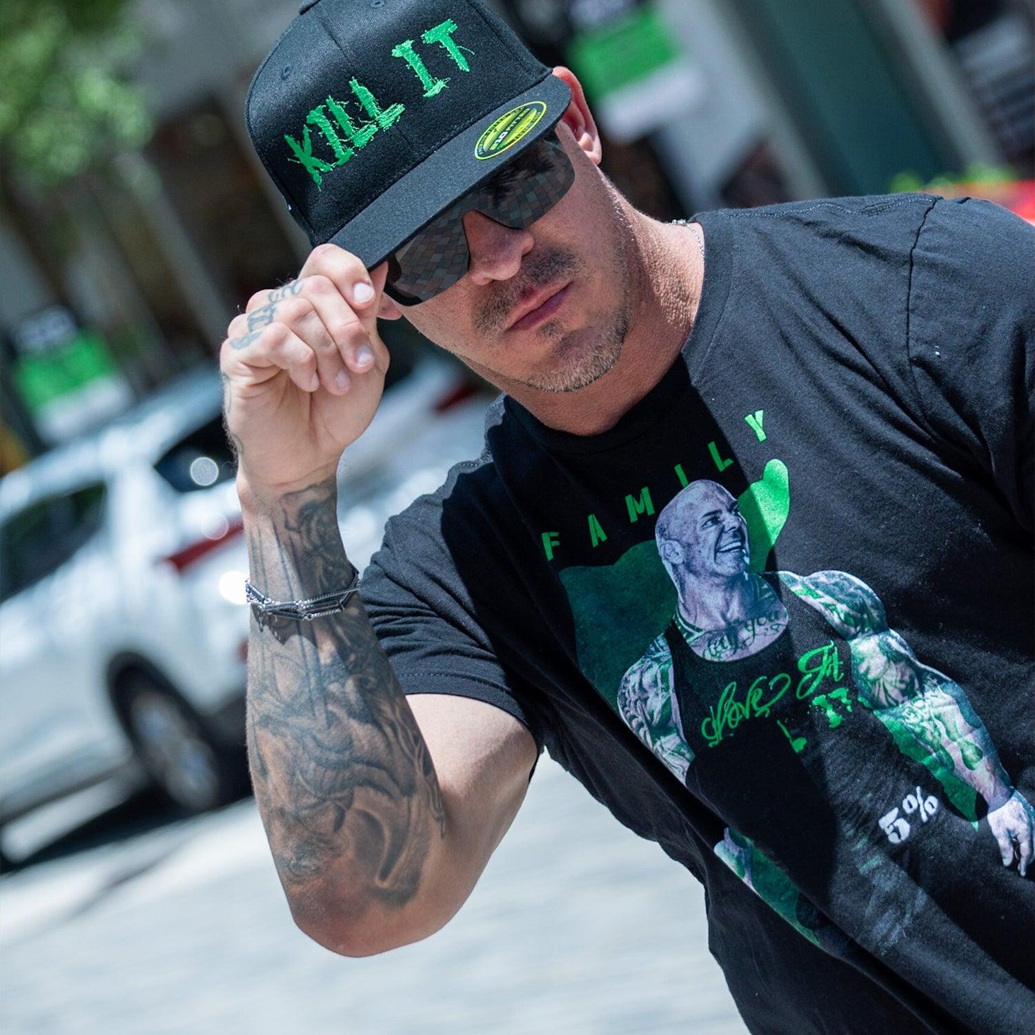 5% Family, Black T-Shirt