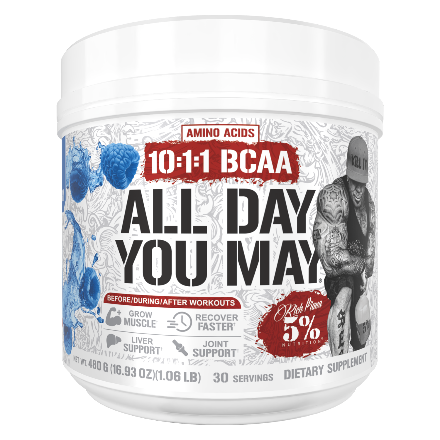 All Day You May 10:1:1 Ratio BCAA Recovery Drink