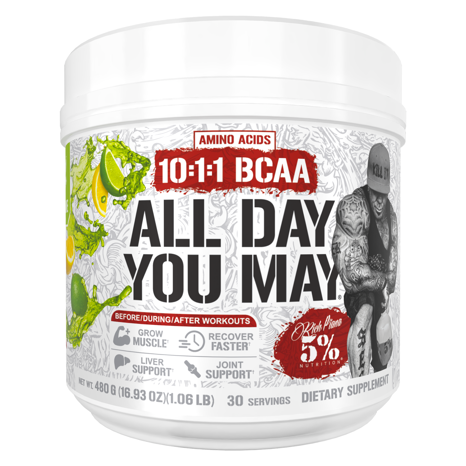 All Day You May 10:1:1 Ratio BCAA Recovery Drink