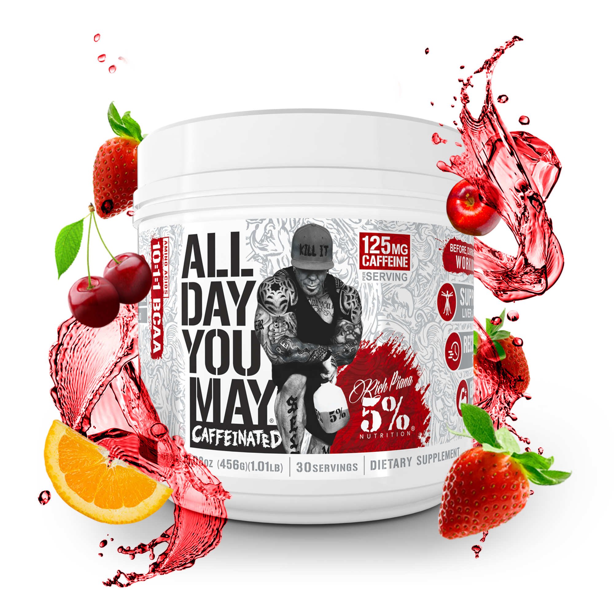 All Day You May Caffeinated BCAA Recovery Drink