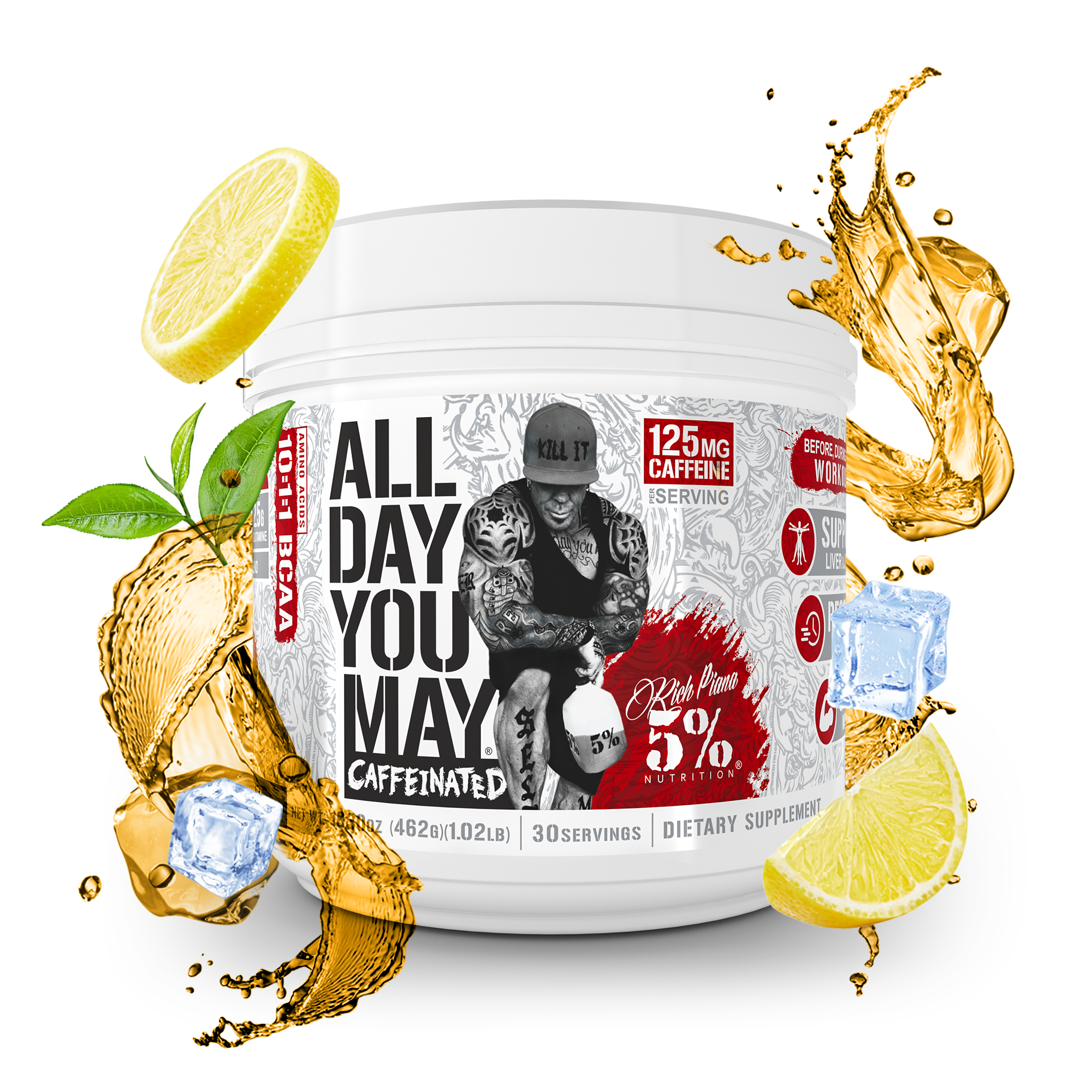 All Day You May Caffeinated BCAA Recovery Drink