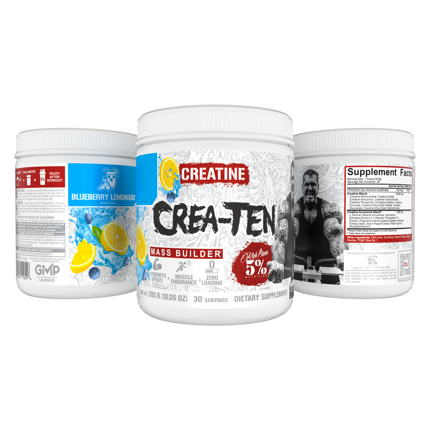 Crea-TEN 10-in-1 Creatine - 5% Nutrition