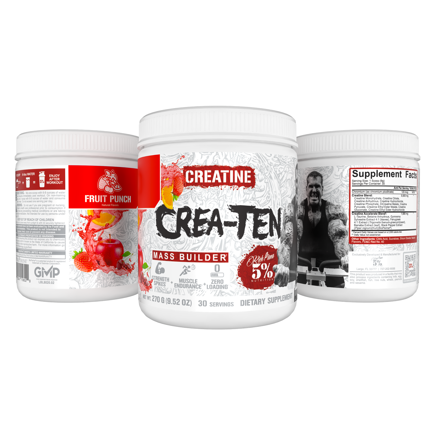 Crea-TEN 10-in-1 Creatine - 5% Nutrition
