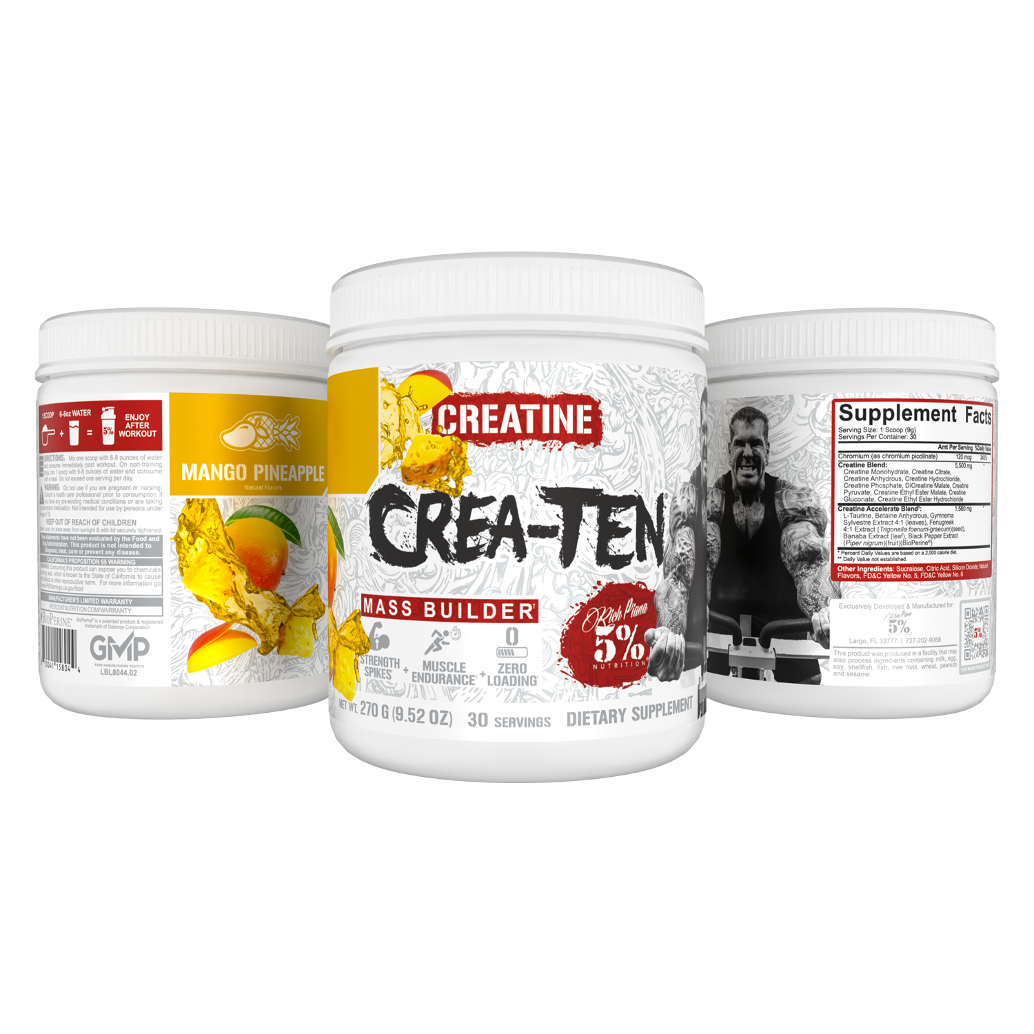 Crea-TEN 10-in-1 Creatine - 5% Nutrition