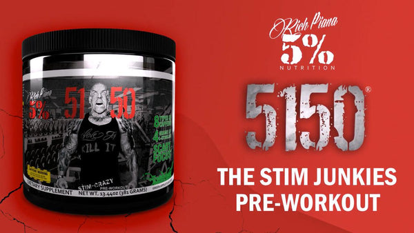 5150 - High Stimulant PreWorkout Product Explainer - 5% Nutrition