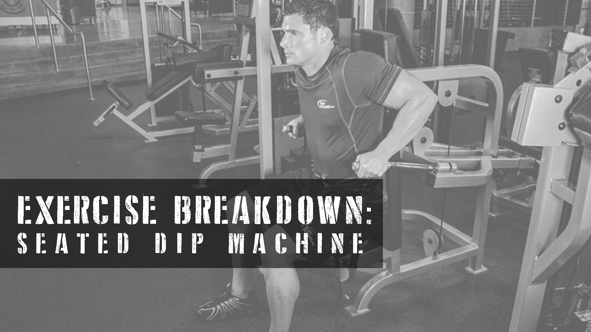 Exercise Breakdown: The Seated Dip Machine