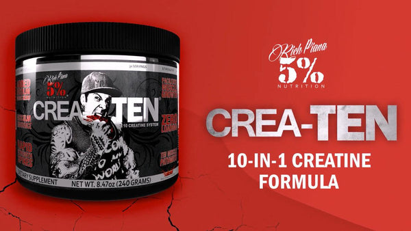 CreaTEN - 10 in 1 Creatine Formula Product Explainer - 5% Nutrition