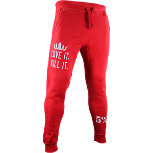 Love It. Kill It. Crown, Joggers with White Lettering