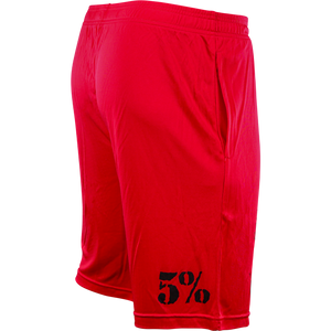 5150 Red Shorts with Black Lettering