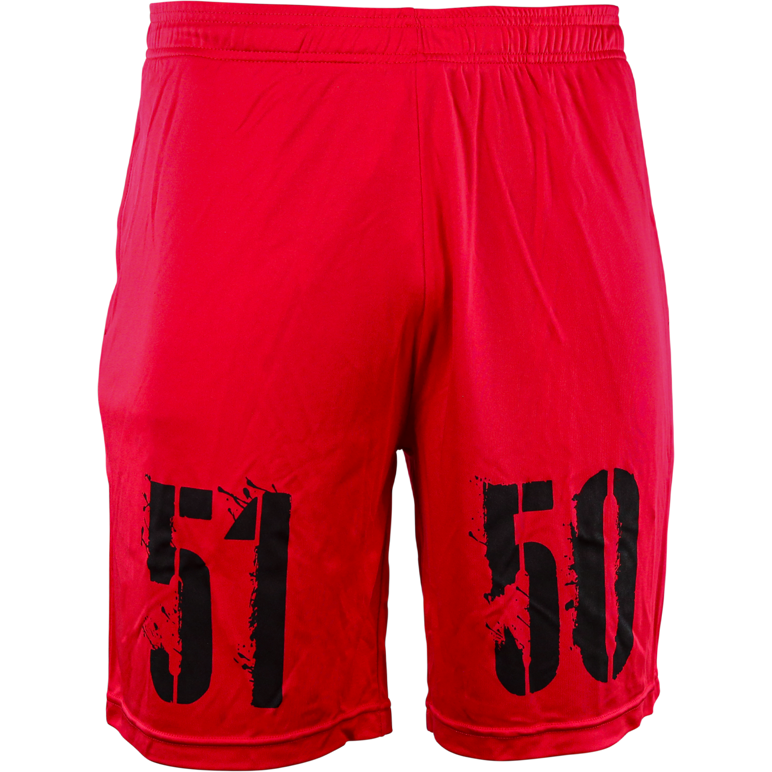 5150 Red Shorts with Black Lettering