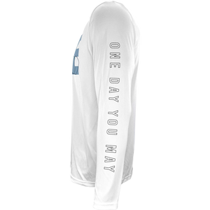One Day You May, White Long Sleeved Shirt
