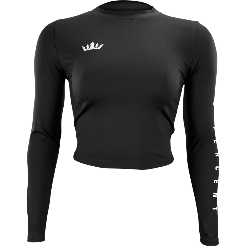 Five Percent, Women's Cropped Long Sleeved Shirt