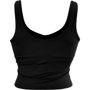 FIVE %, Women's Black Tank with White Lettering