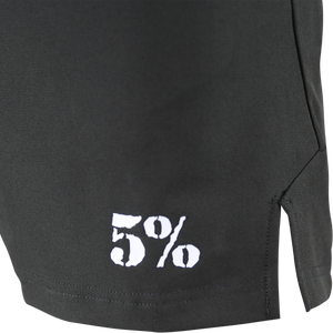 5% Black Lifting Shorts - 5% Nutrition