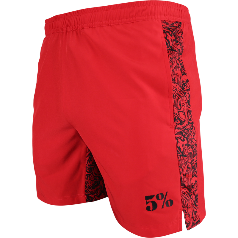 5% Red Lifting Shorts