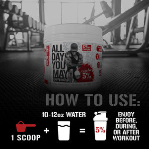 All Day You May Caffeinated BCAA Recovery Drink