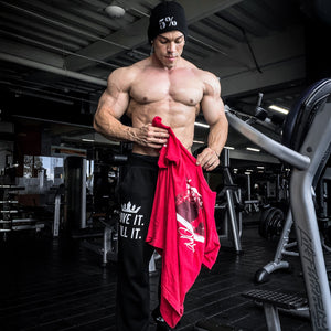 5% Black Beanie with White Lettering