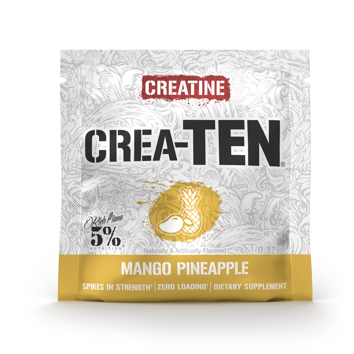 Crea-TEN 10-in-1 Creatine (Sample) for FREE! - 5% Nutrition