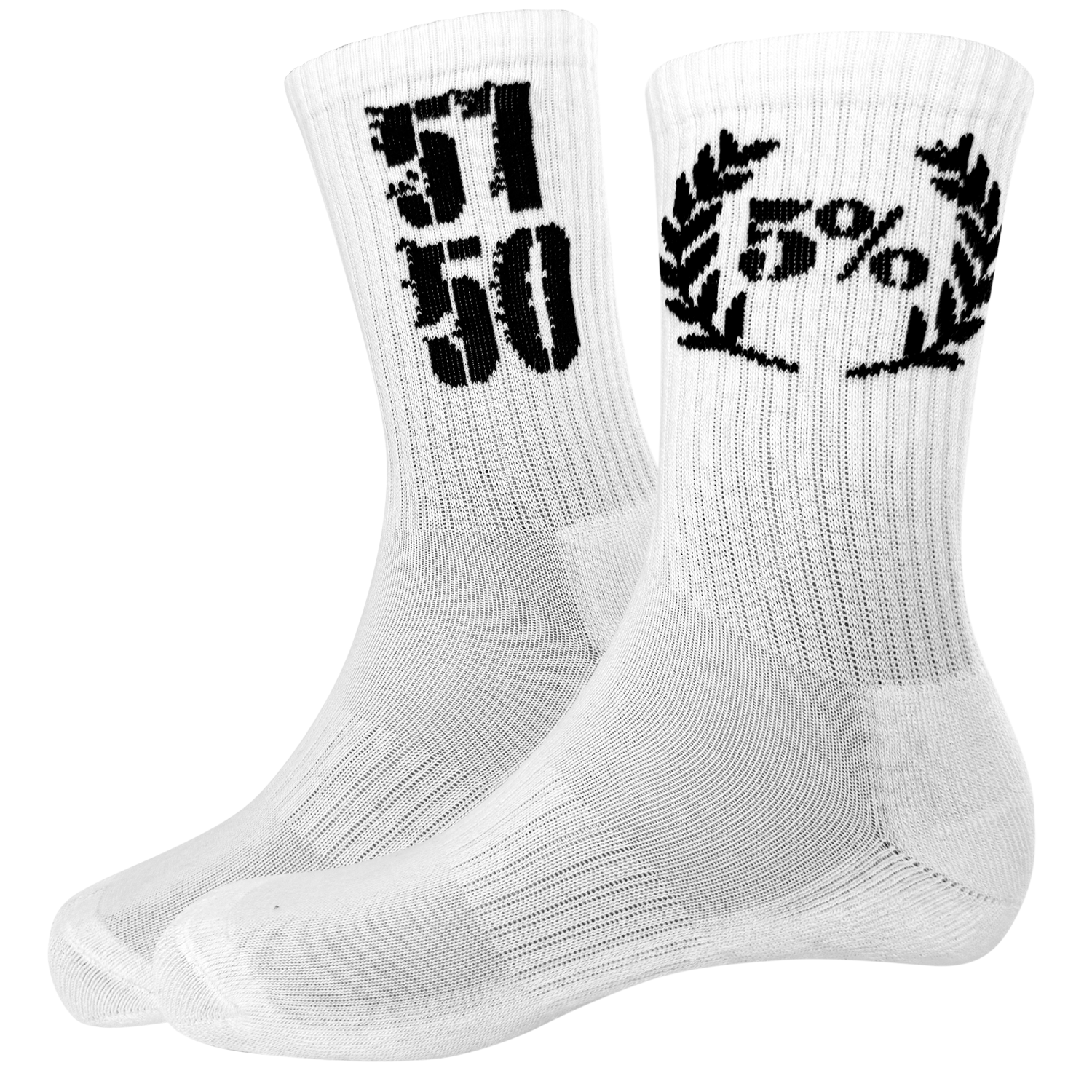 5150 Signature Edition Crew Socks (white)