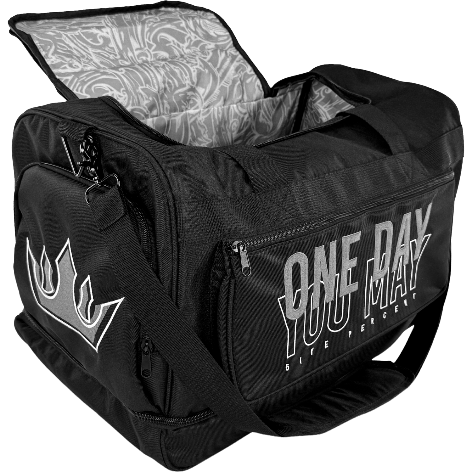 Crown, Black Gym Bag