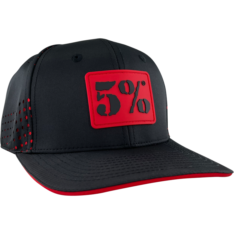 5% Rubber Patch, Black Hat
