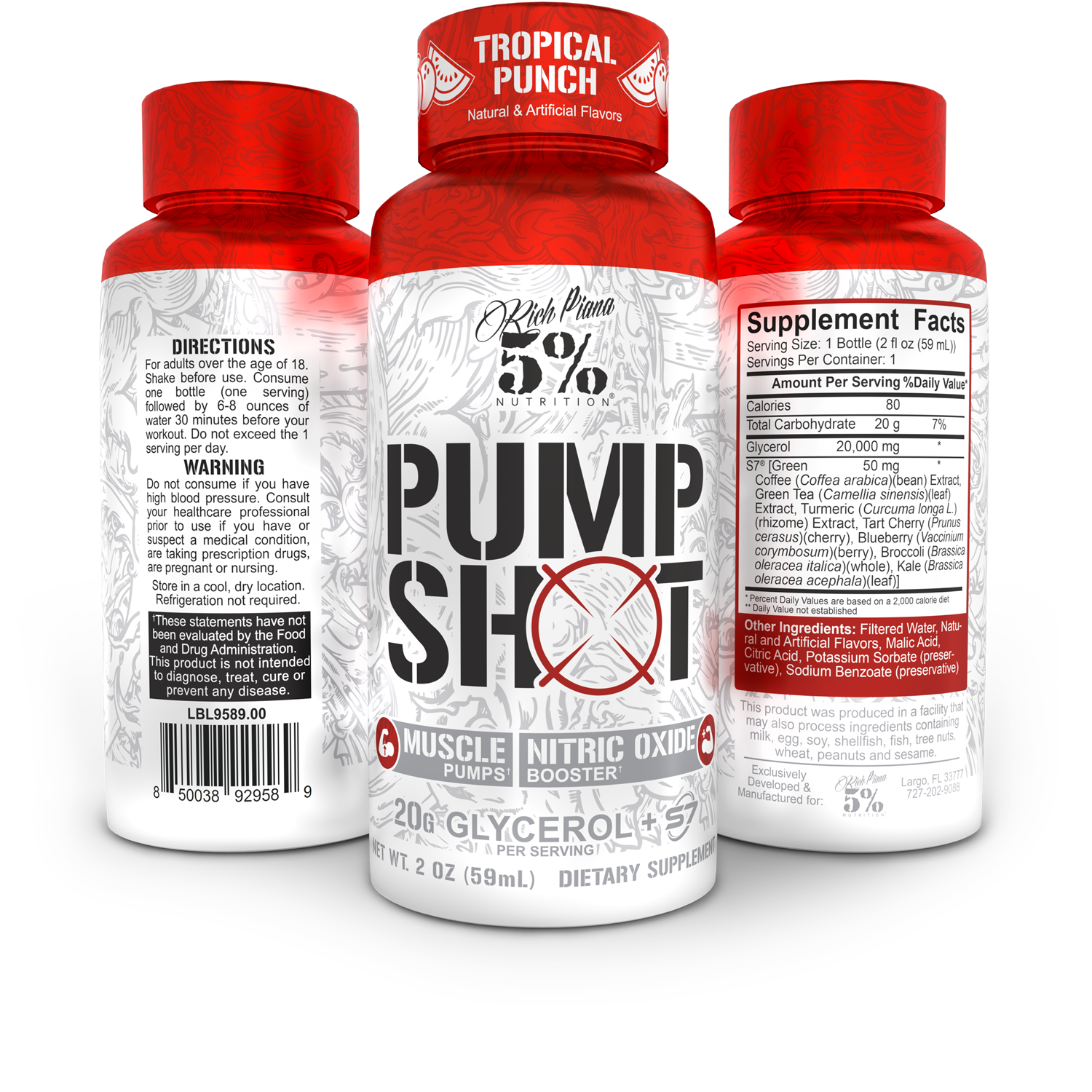 Pump Shot Nitric Oxide Booster