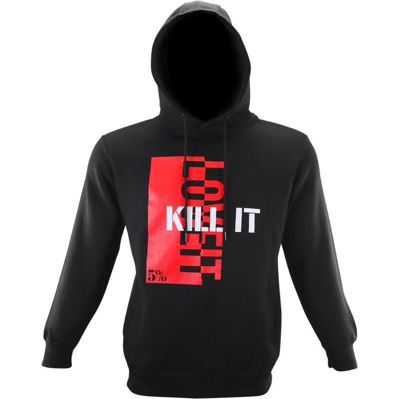 Love It, Kill It Block, Black Pullover Hoodie