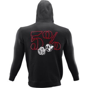 Love It, Kill It Dumbbell, Black Pullover Hoodie - 5% Nutrition