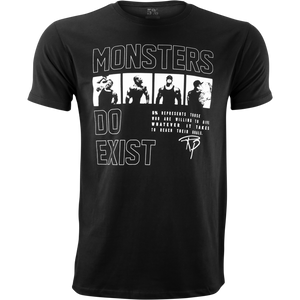 Monsters Do Exist, Black T-Shirt - 5% Nutrition