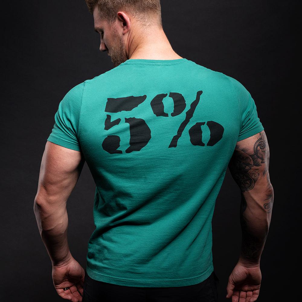 Love It Kill It, Green T-Shirt with Black Lettering - 5% Nutrition