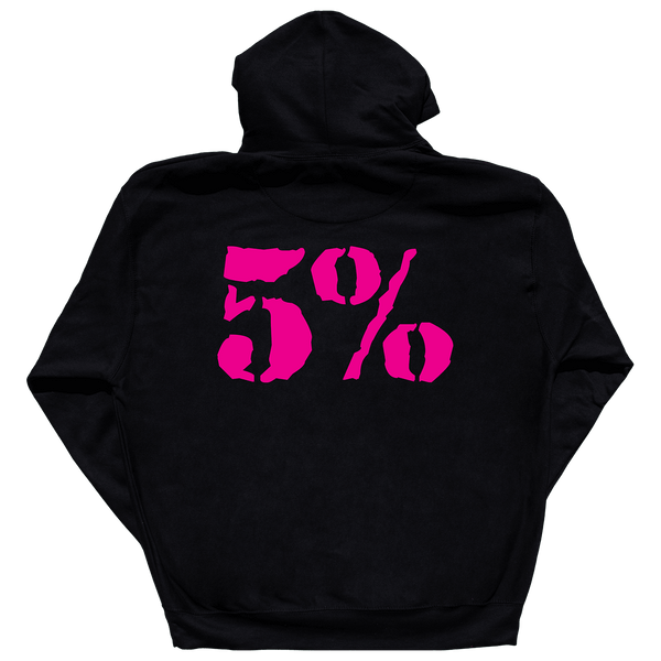 Love It Kill It, Black Hoodie with Pink Lettering - 5% Nutrition