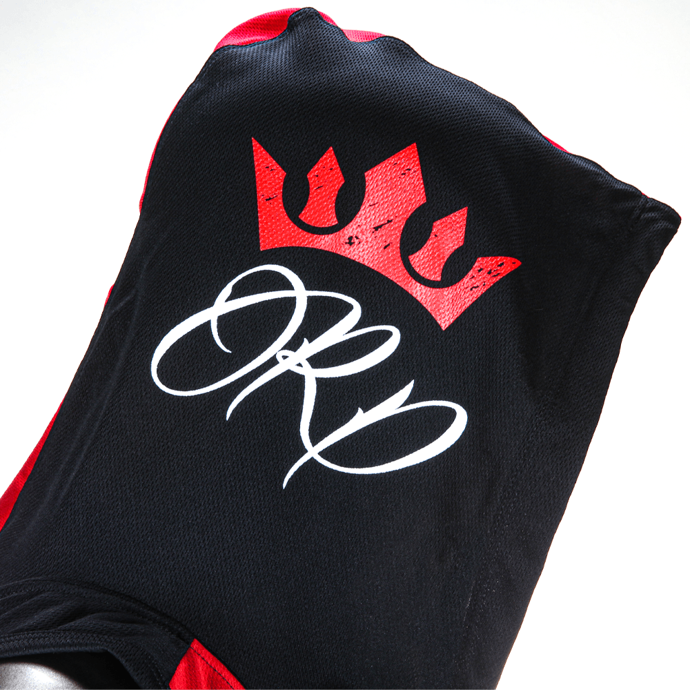 5% Black & Red Stringer Hoodie - 5% Nutrition