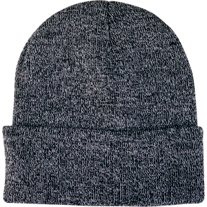 5% Heather Gray Beanie with Red Patch - 5% Nutrition
