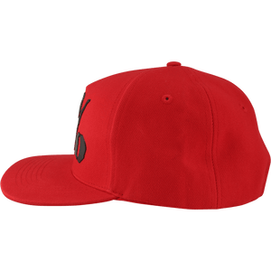 5% Rubber Logo, Red Hat with Black Lettering - 5% Nutrition