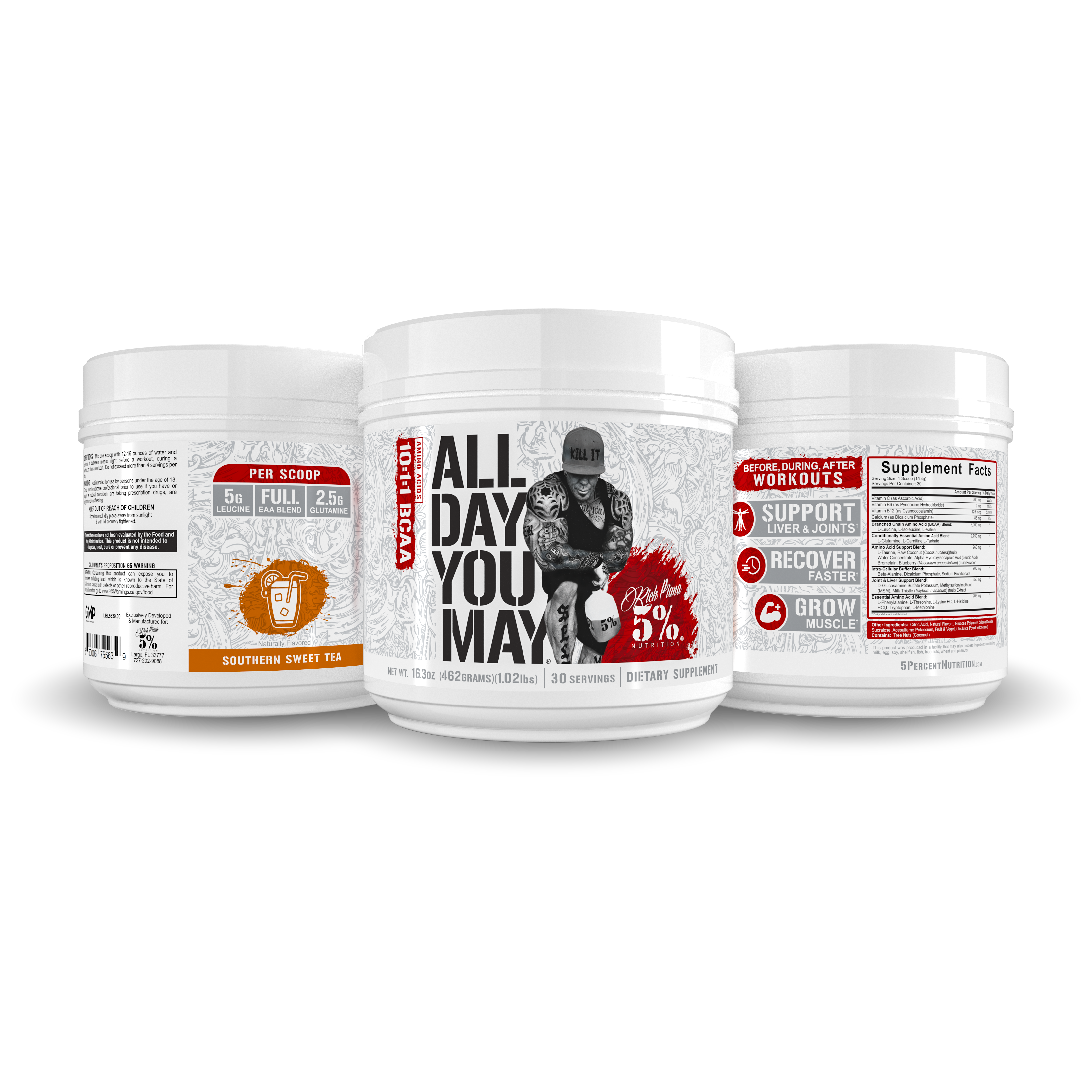 All Day You May BCAA Recovery Drink: Legendary Series - 5% Nutrition