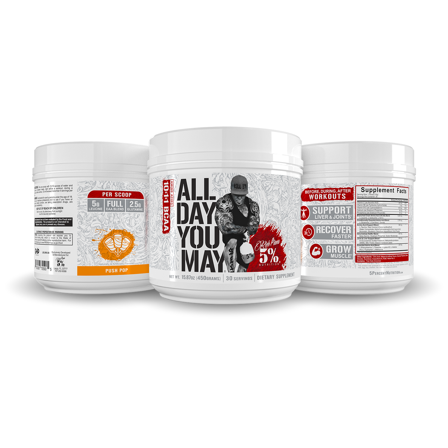 All Day You May BCAA Recovery Drink: Legendary Series - 5% Nutrition