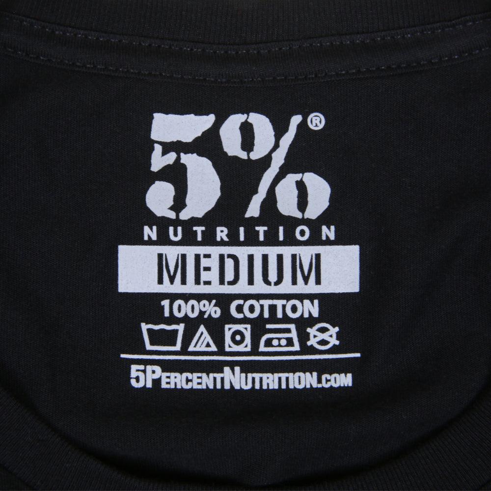 Good F*ckin Morning, Black T-Shirt with Red Lettering - 5% Nutrition