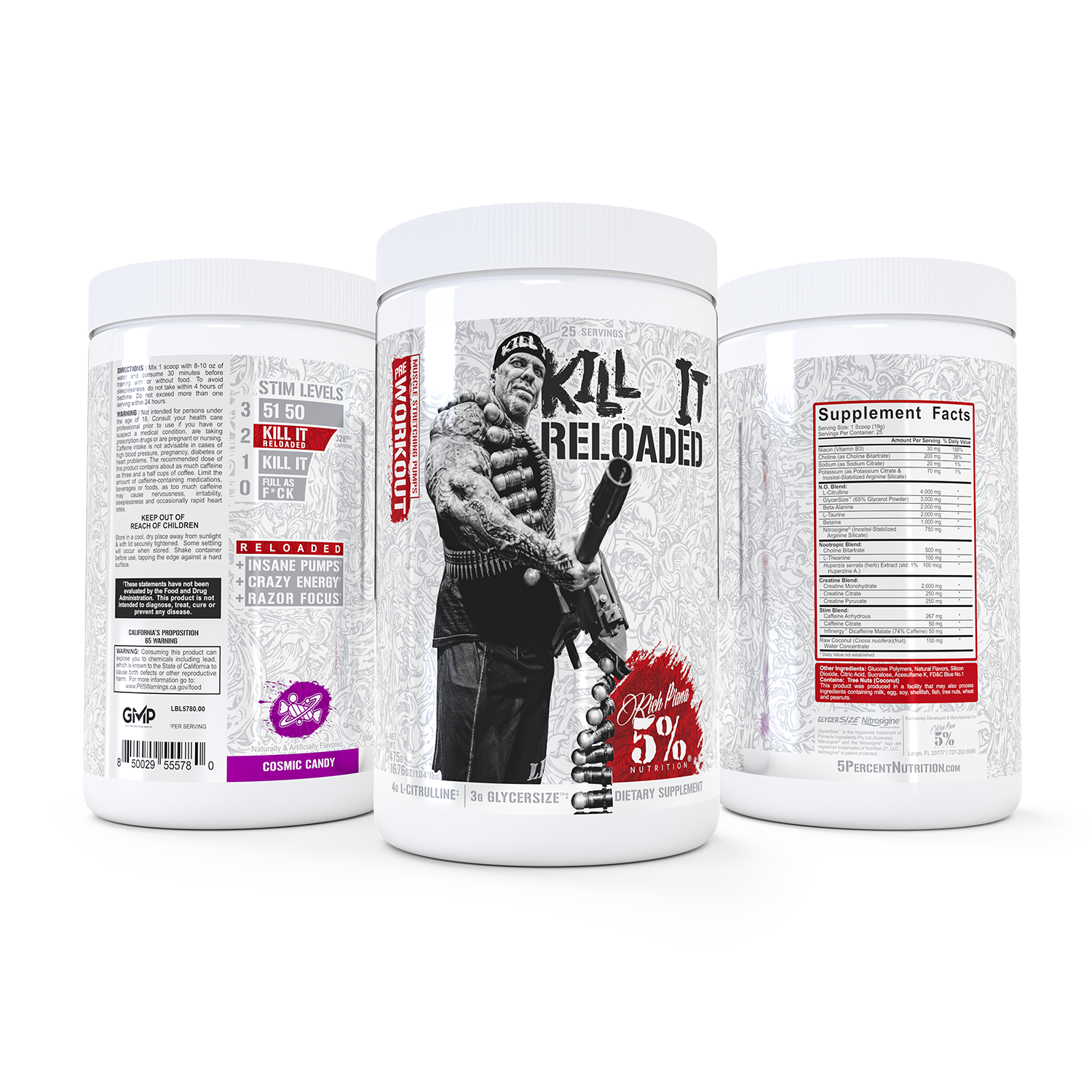 Kill It Reloaded Pre-Workout: Legendary Series - 5% Nutrition