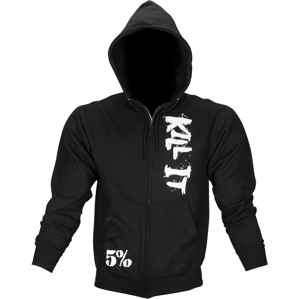 Kill It, Zip-Up Hoodie (4 Colors) - 5% Nutrition