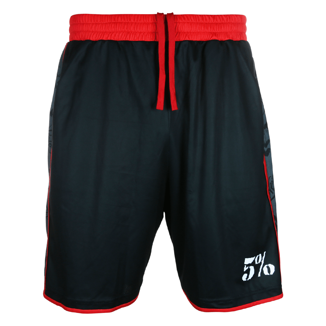 Love It Kill It, Black & Red Basketball Shorts - 5% Nutrition