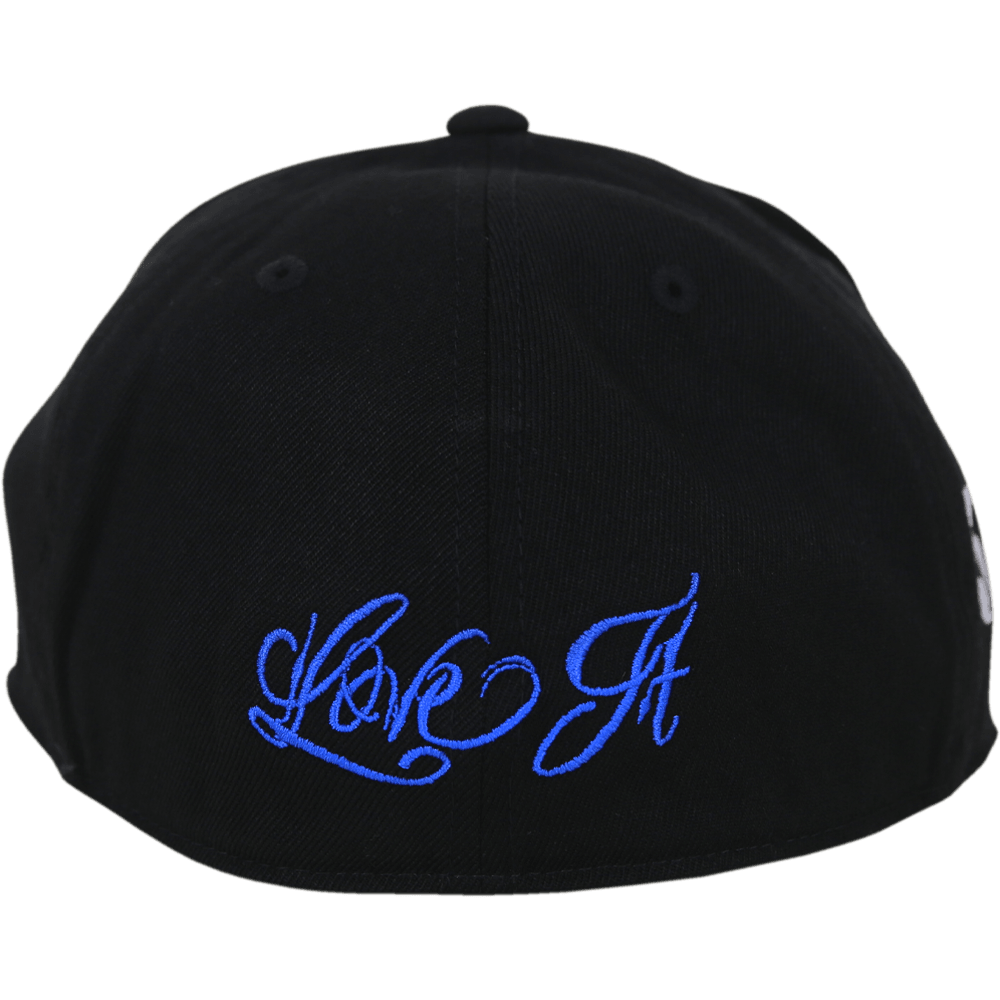 Love It Kill It, Black Hat with Blue Lettering - 5% Nutrition