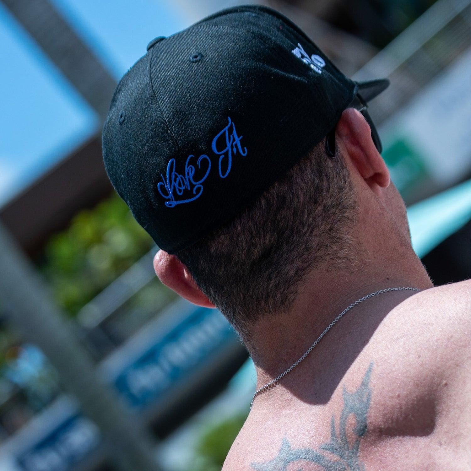 Love It Kill It, Black Hat with Blue Lettering - 5% Nutrition