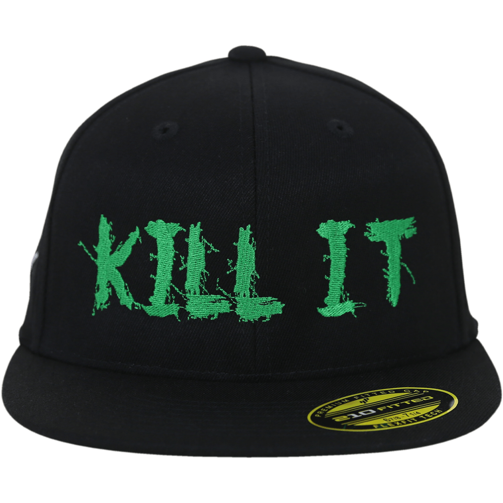 Love It Kill It, Black Hat with Green Lettering - 5% Nutrition
