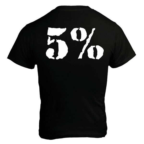 Love It Kill It, Black T-Shirt with White Lettering - 5% Nutrition