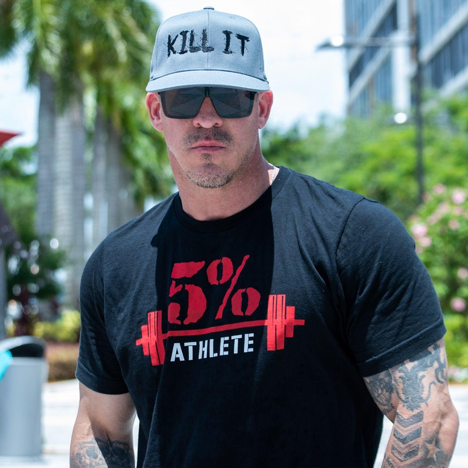 Love It Kill It, Grey Hat with Black Graphic - 5% Nutrition