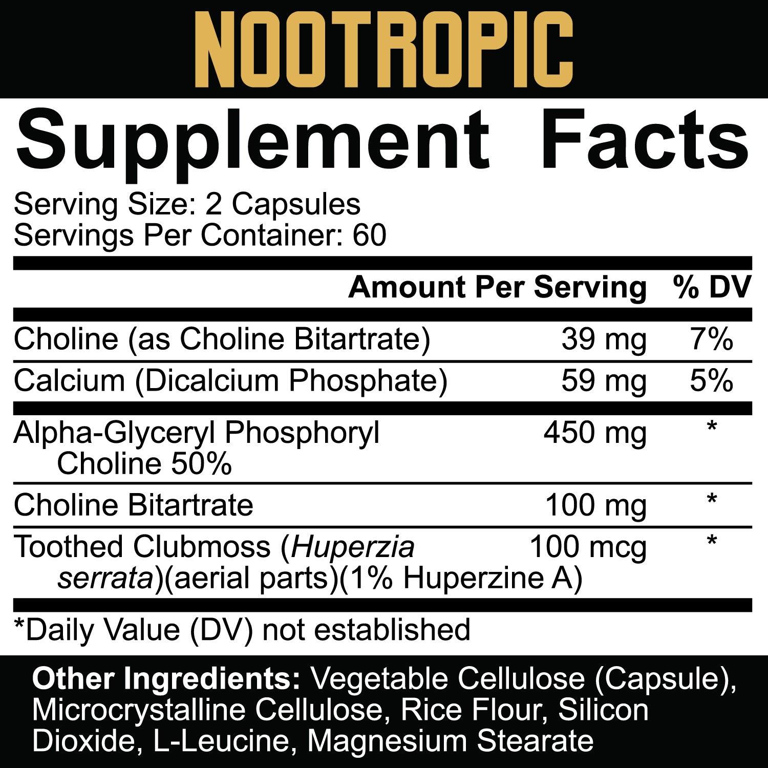 Nootropic - 5% Nutrition