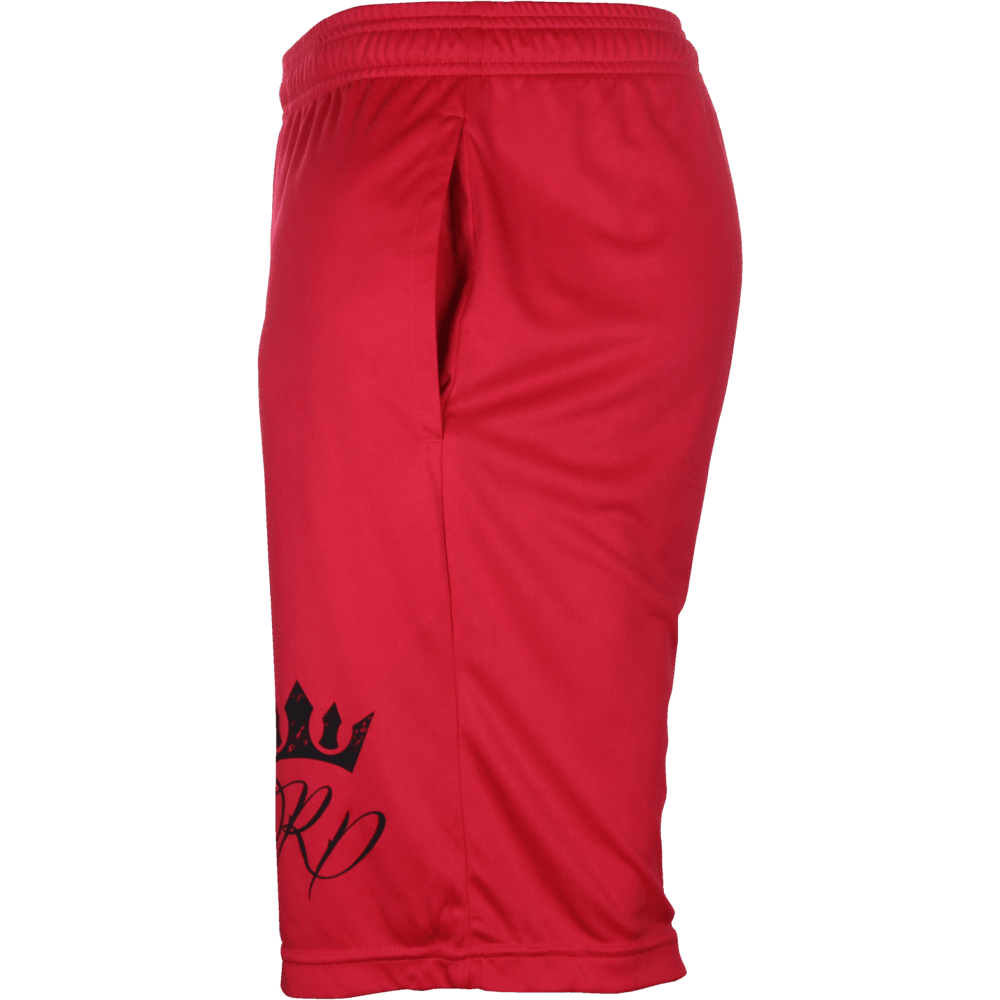 RP Crown Red Shorts with Black Lettering - 5% Nutrition